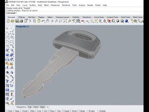 3d motorcycle key 3D Model