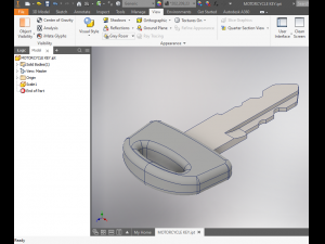 3d motorcycle key 3D Model