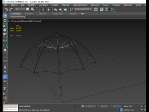 colorful umbrella 3D मॉडल