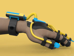 smart glove exoskeleton hand robot 3D Model