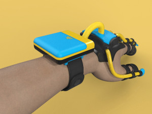 smart glove exoskeleton hand robot 3D Model