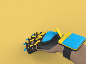 smart glove exoskeleton hand robot 3D Model