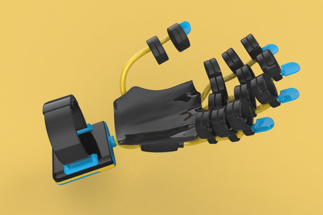 SMART GLOVE EXOSKELETON HAND ROBOT 3D Model in Medical ...