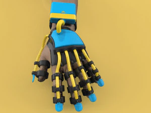 smart glove exoskeleton hand robot 3D Model