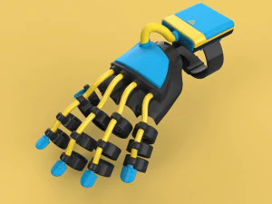 smart glove exoskeleton hand robot 3D Model