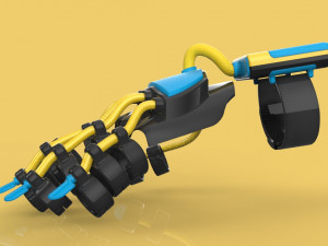 smart glove exoskeleton hand robot 3D Model