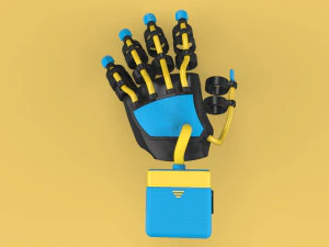 smart glove exoskeleton hand robot 3D Model