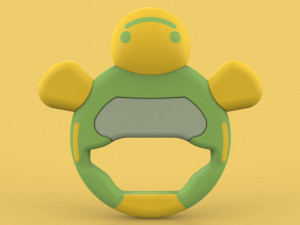 cute baby rattle toy turtle 3D 模型