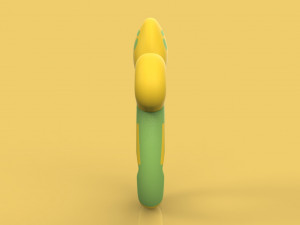 cute baby rattle toy turtle 3D 模型