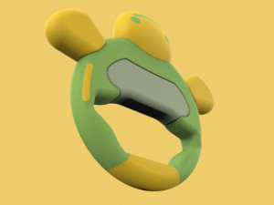 cute baby rattle toy turtle 3D 模型