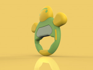 cute baby rattle toy turtle 3D 模型