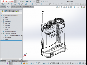 agriculture knapsack sprayer Model 3D