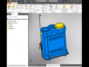 agriculture knapsack sprayer Model 3D