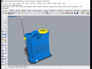 agriculture knapsack sprayer Model 3D