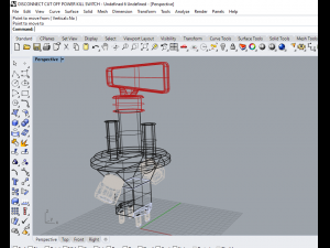 disconnect cut off power kill switch 3D Model
