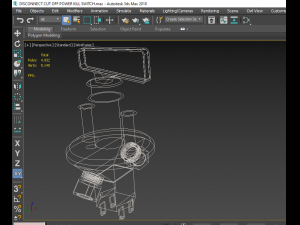 disconnect cut off power kill switch 3D Model
