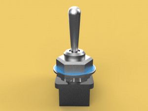 toggle switch 3D 模型