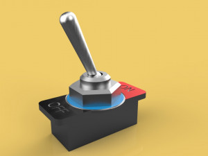 toggle switch 3D 模型