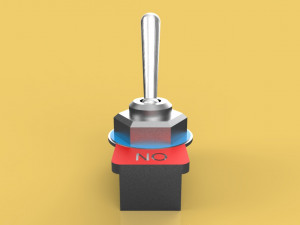 toggle switch 3D 模型