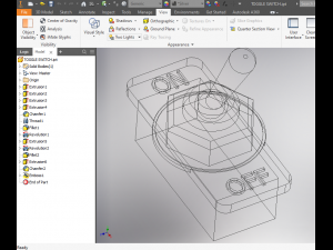 toggle switch 3D 模型