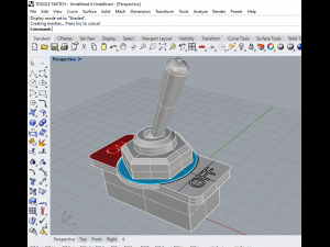 toggle switch 3D 模型