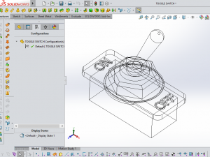 toggle switch 3D 模型