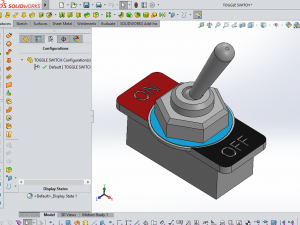 toggle switch 3D 模型
