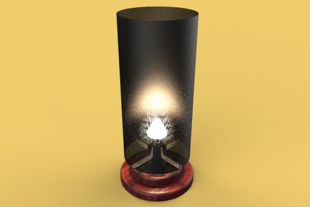 nightlight vintage wooden sleeping lamp 3D Model .c4d .max .obj .3ds .fbx .stl .blend 