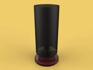 nightlight vintage wooden sleeping lamp 3D Model