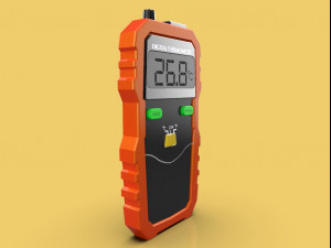 digital thermometer lcd display wireless thermocouple peak meter Modelo 3D