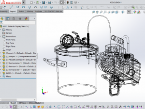 vacuum degassing chamber and pump kit 3D Модель