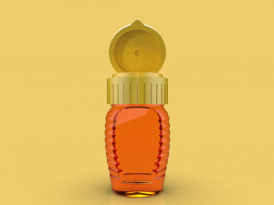honey bottle jar Model 3D