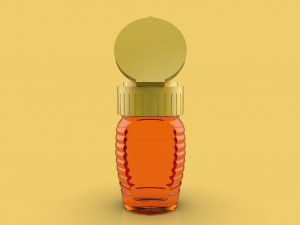 honey bottle jar Model 3D