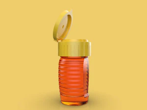 honey bottle jar 3D Model