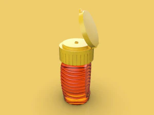 honey bottle jar 3D Model