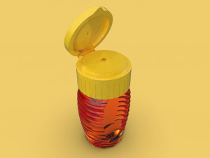 honey bottle jar Model 3D