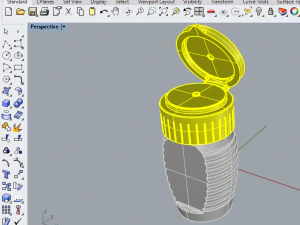 honey bottle jar 3D Model