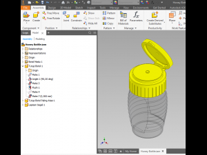 honey bottle jar Model 3D