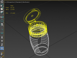 honey bottle jar Model 3D