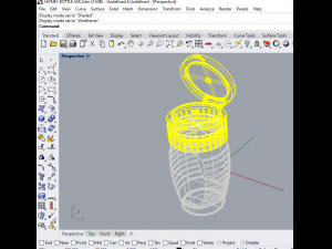 honey bottle jar Model 3D