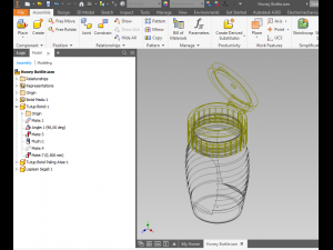 honey bottle jar Model 3D