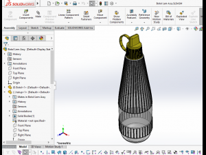 liquid bottle glue packaging 3d 3D मॉडल