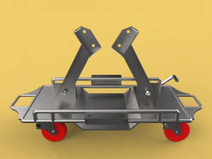 vehicle automotive moving jack dolly car 3D Model