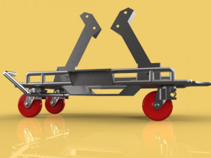 vehicle automotive moving jack dolly car 3D Model