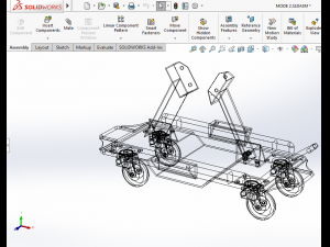 vehicle automotive moving jack dolly car 3D Model