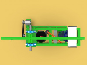 Stirling steam power engine electric generator Modelo 3D