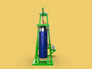 Stirling steam power engine electric generator Modelo 3D