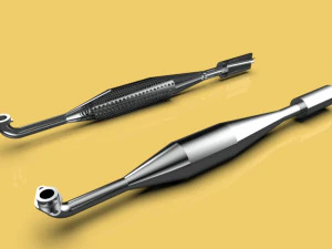 3d motosiklet susturucu motosiklet egzoz bisiklet yarışı 3D Model