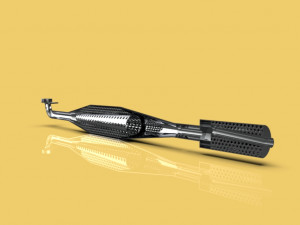 3d motorbike muffler motorcycle exhaust bike racing Modelo 3D
