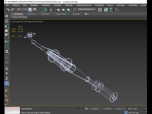 3d motorbike muffler motorcycle exhaust bike racing Modelo 3D